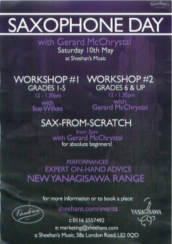 Leicester Sax Day – May 10th